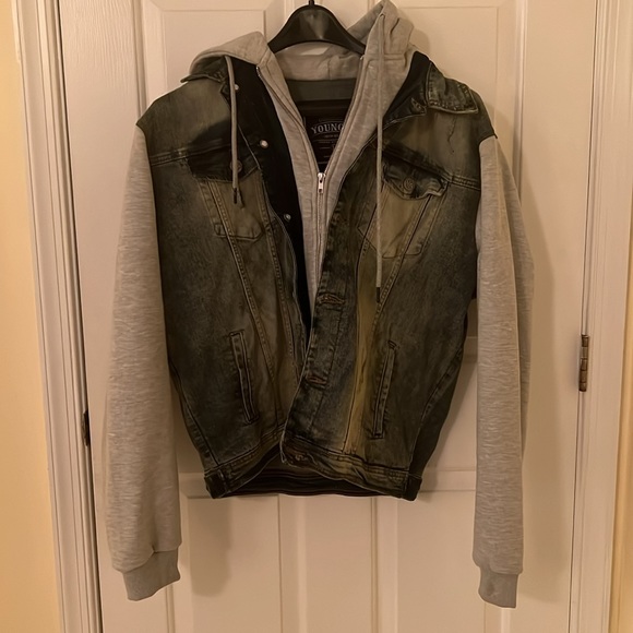 YoungLA Denim Zip-Up Jacket - Picture 2 of 5